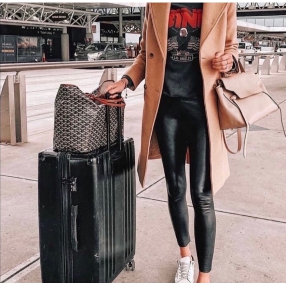 NEW Spanx Faux Leather Leggings Medium 🖤